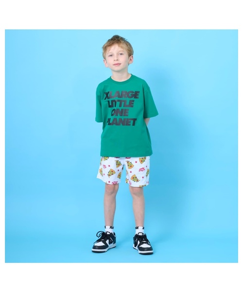 XLARGE KIDS(エクストララージキッズ)の「【Disney/Pixar】トイ・ストーリー/ピザプラネット/ショートパンツ(その他パンツ・キッズ・ホワイト/ブラック・130cm/120cm/140cm)」の2枚目の写真