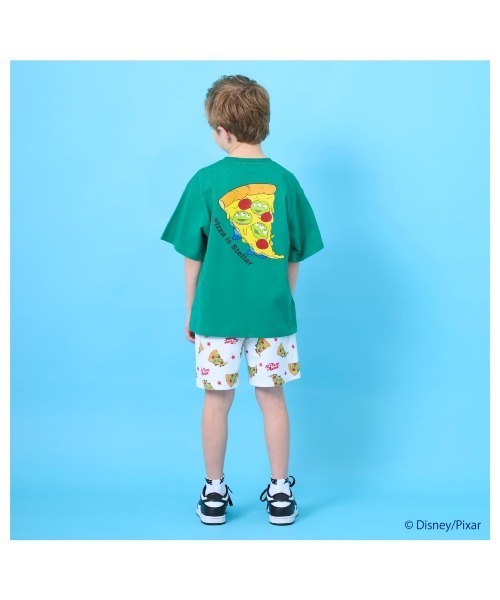 XLARGE KIDS(エクストララージキッズ)の「【Disney/Pixar】トイ・ストーリー/ピザプラネット/ショートパンツ(その他パンツ・キッズ・ホワイト/ブラック・130cm/120cm/140cm)」の3枚目の写真