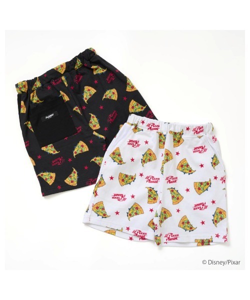 XLARGE KIDS(エクストララージキッズ)の「【Disney/Pixar】トイ・ストーリー/ピザプラネット/ショートパンツ(その他パンツ・キッズ・ホワイト/ブラック・130cm/120cm/140cm)」の6枚目の写真