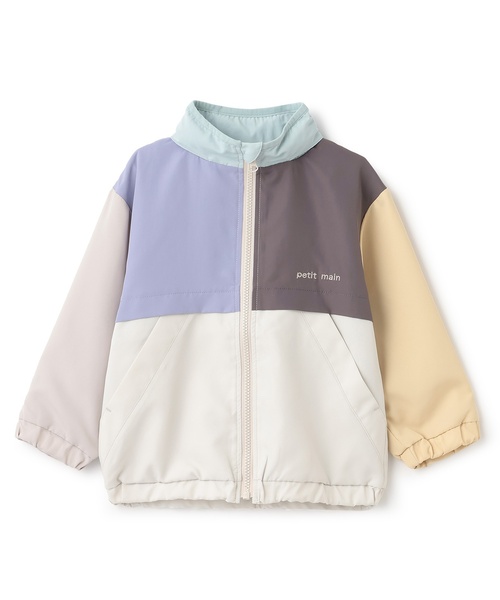petit main(プティマイン)の「【撥水加工】配色ウィンブレ(ブルゾン・キッズ・ネイビー/ブルーグリーン/レッド・130cm/120cm/110cm/100cm/80cm/90cm)」の12枚目の写真
