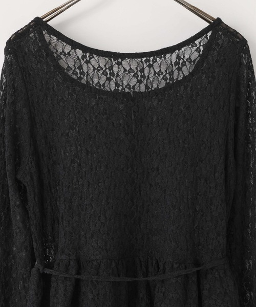 LOWRYS FARM(ローリーズファーム)の「ドットレースチュールLS 1068509(Tシャツ/カットソー・レディース・ホワイト系その他2/ブラック/ホワイト/ホワイト系その他・FREE)」の21枚目の写真