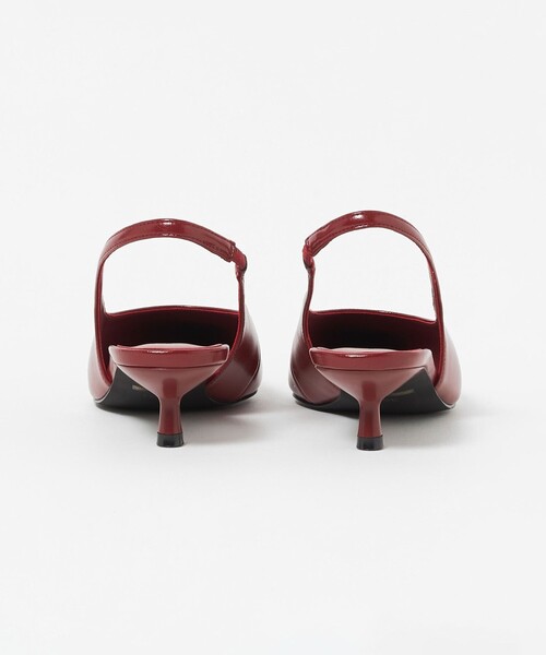 ER(イーアール)の「<ER>バックストラップ ミュール(パンプス・レディース・シルバー/レッド・37h/36h/36/38/37)」の6枚目の写真