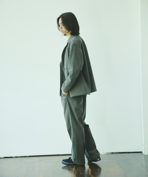 JOURNAL STANDARD(ジャーナルスタンダード)の「トリコット アンコンストラクテッド ダブル ジャケット(テーラードジャケット・メンズ・ブラック/ネイビー/グレー・SMALL/MEDIUM/LARGE)」の16枚目の写真