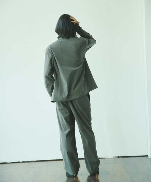 JOURNAL STANDARD(ジャーナルスタンダード)の「トリコット アンコンストラクテッド ダブル ジャケット(テーラードジャケット・メンズ・ブラック/ネイビー/グレー・SMALL/MEDIUM/LARGE)」の17枚目の写真