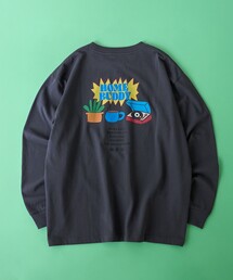 MY FAVORITE THINGS(マイ フェイバリット シングス)デザインプリント ロングスリーブTシャツ