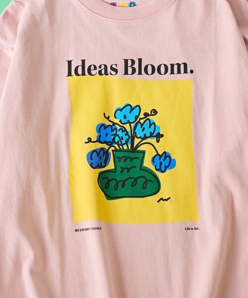 coen(コーエン)の「MY FAVORITE THINGS(マイ フェイバリット シングス)デザインプリント ロングスリーブTシャツ(Tシャツ/カットソー・メンズ・ライトピンク/ホワイト/ブラック・S/XL/L/M)」の11枚目の写真