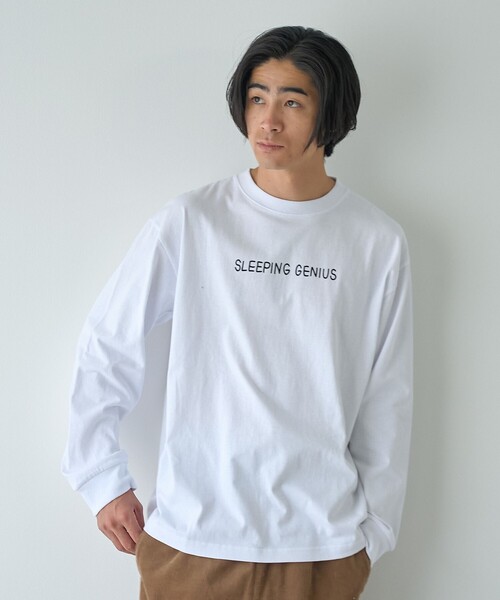 coen(コーエン)の「MY FAVORITE THINGS(マイ フェイバリット シングス)デザインプリント ロングスリーブTシャツ(Tシャツ/カットソー・メンズ・ライトピンク/ホワイト/ブラック・S/XL/L/M)」の16枚目の写真