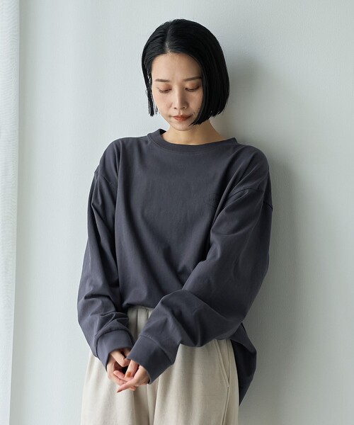 coen(コーエン)の「MY FAVORITE THINGS(マイ フェイバリット シングス)デザインプリント ロングスリーブTシャツ(Tシャツ/カットソー・メンズ・ライトピンク/ホワイト/ブラック・S/XL/L/M)」の21枚目の写真