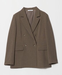 BEAUTY&YOUTH UNITED ARROWS | ポリエステルブレンド メランジ ダブルジャケット 防シワ(テーラードジャケット)