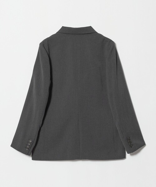 BEAUTY&YOUTH UNITED ARROWS(ビューティーアンドユースユナイテッドアローズ)の「ポリエステルブレンド メランジ ダブルジャケット 防シワ(テーラードジャケット・レディース・モカ/ダークグレー・M/S/XS)」の3枚目の写真