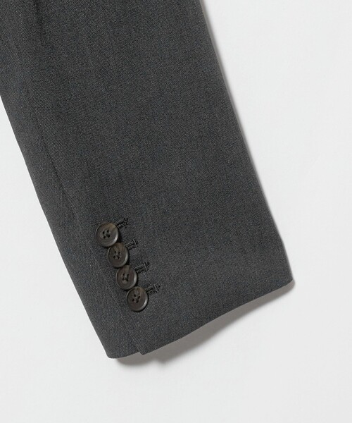 BEAUTY&YOUTH UNITED ARROWS(ビューティーアンドユースユナイテッドアローズ)の「ポリエステルブレンド メランジ ダブルジャケット 防シワ(テーラードジャケット・レディース・モカ/ダークグレー・M/S/XS)」の5枚目の写真