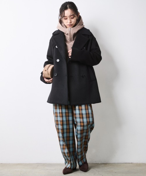 CHIC STYLE(シックスタイル)の「チェックバレルパンツ<大きいサイズ有>シックスタイル(その他パンツ・レディース・ブルー系/ピンク系・M/LL/L/5L/4L/3L)」の3枚目の写真