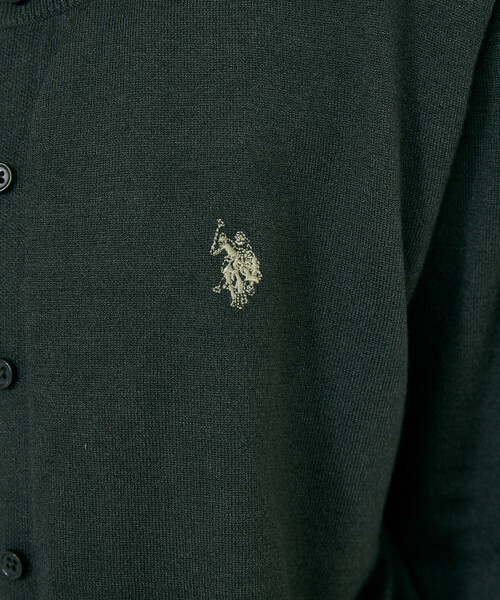 U.S. POLO ASSN.(ユーエスポロアッスン)の「U.S. POLO ASSN. × PUBLUX/ユーエスポロアッスン 別注 フェイク レイヤード カーディガン 限定展開(カーディガン/ボレロ・レディース・グリーン/ネイビー/グレー/ブラウン/チャコールグレー・フリ-)」の19枚目の写真