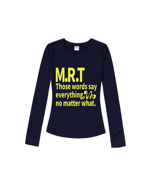 VENHIT(ベンヒット)の「MRT ビビッド スリムフィット ロングスリーブ(Tシャツ/カットソー・レディース・ネイビー/グリーン/ミント/ホワイト/ブラック・SMALL/MEDIUM/LARGE)」の5枚目の写真