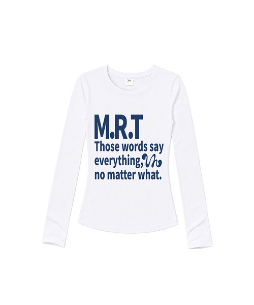 VENHIT(ベンヒット)の「MRT ビビッド スリムフィット ロングスリーブ(Tシャツ/カットソー・レディース・ネイビー/グリーン/ミント/ホワイト/ブラック・SMALL/MEDIUM/LARGE)」の2枚目の写真