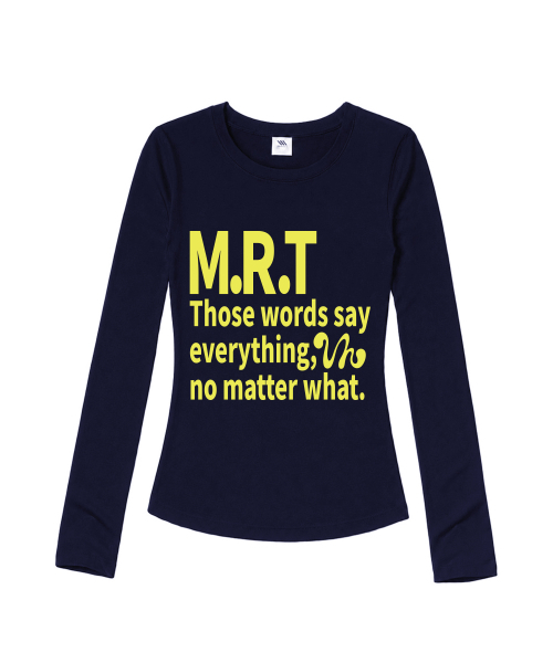 VENHIT(ベンヒット)の「MRT ビビッド スリムフィット ロングスリーブ(Tシャツ/カットソー・レディース・ネイビー/グリーン/ミント/ホワイト/ブラック・SMALL/MEDIUM/LARGE)」の7枚目の写真