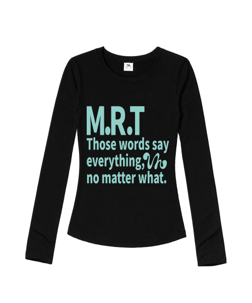 VENHIT(ベンヒット)の「MRT ビビッド スリムフィット ロングスリーブ(Tシャツ/カットソー・レディース・ネイビー/グリーン/ミント/ホワイト/ブラック・SMALL/MEDIUM/LARGE)」の8枚目の写真
