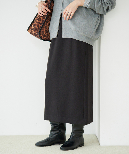 SLOBE IENA(スローブイエナ)の「《シリーズあり/》ベーシックタイトスカート(スカート・レディース・ブラック/チャコールグレー・36/38/40)」の1枚目の写真
