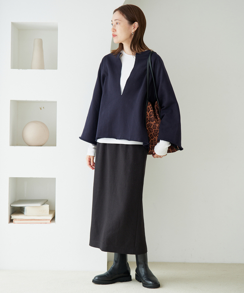 SLOBE IENA(スローブイエナ)の「《シリーズあり/》ベーシックタイトスカート(スカート・レディース・ブラック/チャコールグレー・36/38/40)」の11枚目の写真