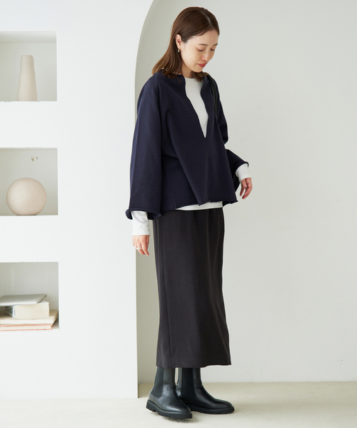 SLOBE IENA(スローブイエナ)の「《シリーズあり/》ベーシックタイトスカート(スカート・レディース・ブラック/チャコールグレー・36/38/40)」の13枚目の写真