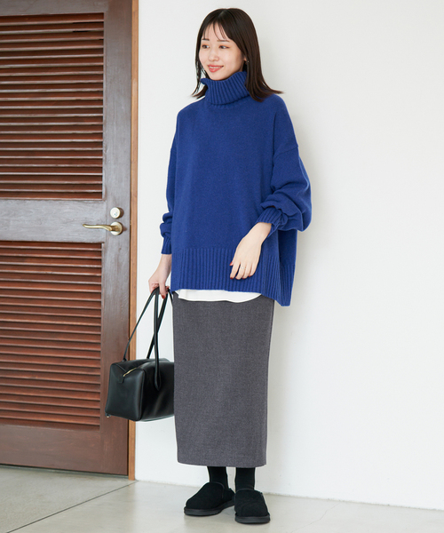 SLOBE IENA(スローブイエナ)の「《シリーズあり/》ベーシックタイトスカート(スカート・レディース・ブラック/チャコールグレー・36/38/40)」の15枚目の写真