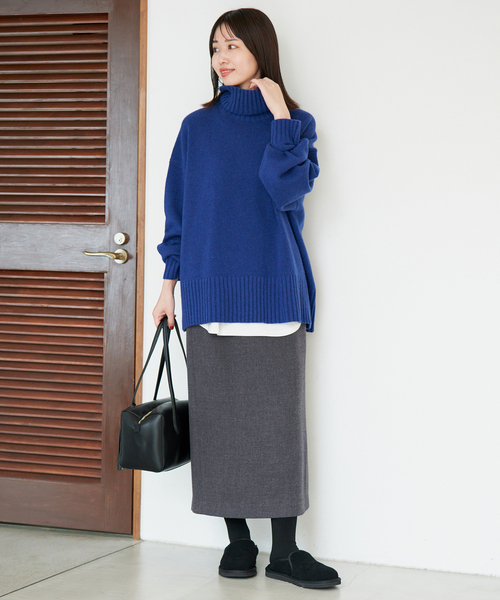 SLOBE IENA(スローブイエナ)の「《シリーズあり/》ベーシックタイトスカート(スカート・レディース・ブラック/チャコールグレー・36/38/40)」の16枚目の写真