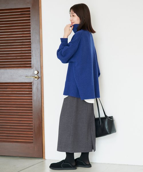 SLOBE IENA(スローブイエナ)の「《シリーズあり/》ベーシックタイトスカート(スカート・レディース・ブラック/チャコールグレー・36/38/40)」の17枚目の写真