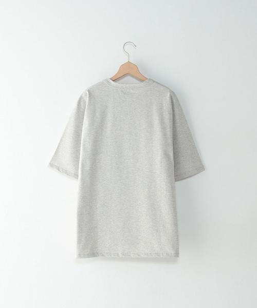 Steven Alan（スティーブンアラン）の「＜Steven Alan＞ HI-DENS LOOSE CREWNECK 5SL/ｶｯﾄｿｰ◆（Tシャツ/カットソー・メンズ・ナチュラル/ネイビー/ライトグレー/ホワイト/ブラウン/ワインレッド・LARGE/X-LARGE/MEDIUM/SMALL/X-SMALL）」の18枚目の写真