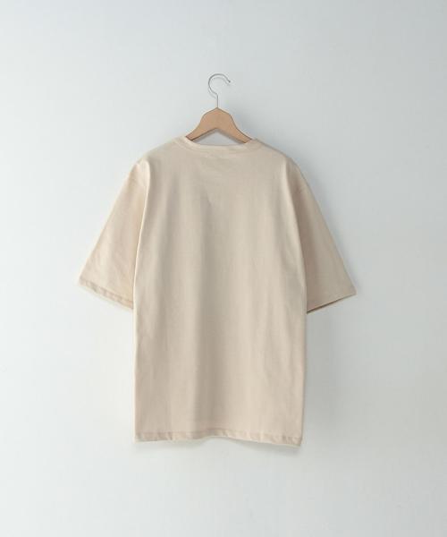 Steven Alan（スティーブンアラン）の「＜Steven Alan＞ HI-DENS LOOSE CREWNECK 5SL/ｶｯﾄｿｰ◆（Tシャツ/カットソー・メンズ・ナチュラル/ネイビー/ライトグレー/ホワイト/ブラウン/ワインレッド・LARGE/X-LARGE/MEDIUM/SMALL/X-SMALL）」の20枚目の写真