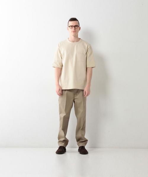 Steven Alan（スティーブンアラン）の「＜Steven Alan＞ HI-DENS LOOSE CREWNECK 5SL/ｶｯﾄｿｰ◆（Tシャツ/カットソー・メンズ・ナチュラル/ネイビー/ライトグレー/ホワイト/ブラウン/ワインレッド・LARGE/X-LARGE/MEDIUM/SMALL/X-SMALL）」の22枚目の写真