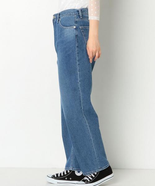 Another Edition(アナザーエディション)の「10オンスボーイズデニム/AEBC 10oz BOYS DNM(デニムパンツ・レディース・コバルトブルー/ライトブルー・SMALL/MEDIUM)」の9枚目の写真