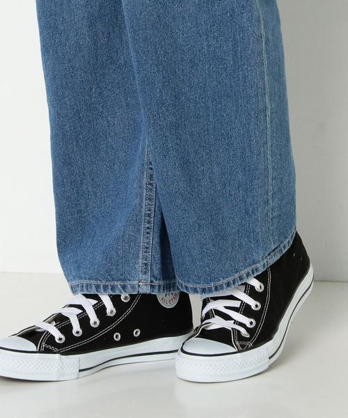 Another Edition(アナザーエディション)の「10オンスボーイズデニム/AEBC 10oz BOYS DNM(デニムパンツ・レディース・コバルトブルー/ライトブルー・SMALL/MEDIUM)」の13枚目の写真