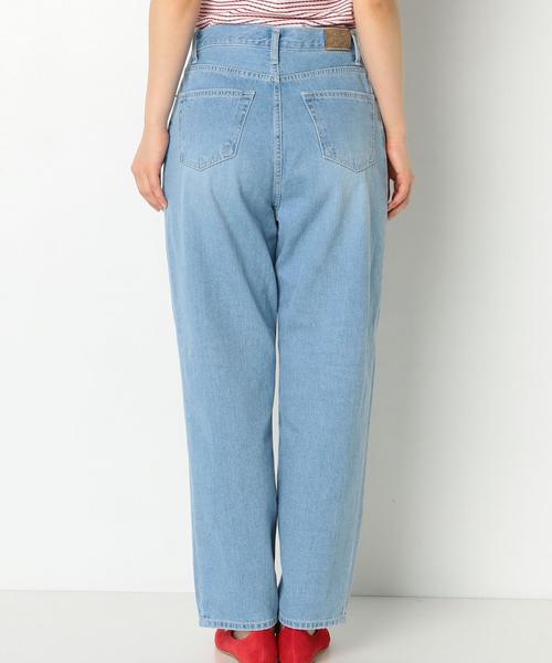 Another Edition(アナザーエディション)の「10オンスボーイズデニム/AEBC 10oz BOYS DNM(デニムパンツ・レディース・コバルトブルー/ライトブルー・SMALL/MEDIUM)」の14枚目の写真