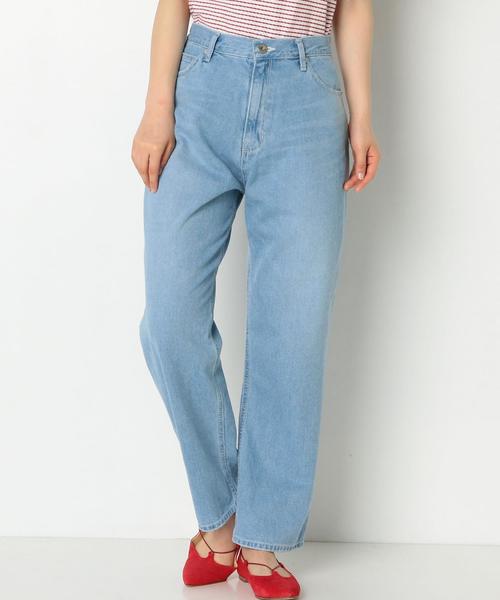 Another Edition(アナザーエディション)の「10オンスボーイズデニム/AEBC 10oz BOYS DNM(デニムパンツ・レディース・コバルトブルー/ライトブルー・SMALL/MEDIUM)」の6枚目の写真