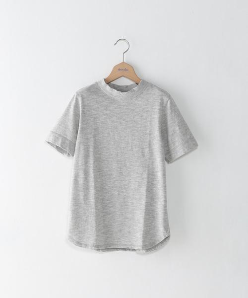 Steven Alan(スティーブンアラン)の「<Steven Alan>SLAB COTTON HIGH NECK TEE/Tシャツ◆(Tシャツ/カットソー・レディース・ホワイト/ピンク/レッド/マスタード/ブラック/グレー・フリー)」の3枚目の写真