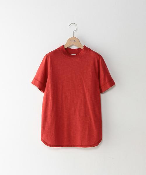 Steven Alan(スティーブンアラン)の「<Steven Alan>SLAB COTTON HIGH NECK TEE/Tシャツ◆(Tシャツ/カットソー・レディース・ホワイト/ピンク/レッド/マスタード/ブラック/グレー・フリー)」の6枚目の写真