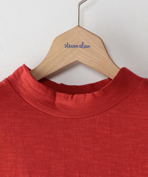Steven Alan(スティーブンアラン)の「<Steven Alan>SLAB COTTON HIGH NECK TEE/Tシャツ◆(Tシャツ/カットソー・レディース・ホワイト/ピンク/レッド/マスタード/ブラック/グレー・フリー)」の8枚目の写真