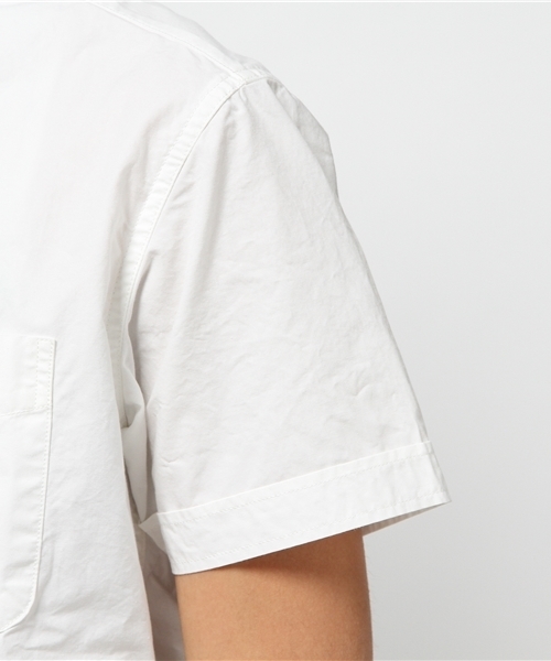 HYSTERIC GLAMOUR（ヒステリックグラマー）の「I’M LOST TOO刺繍 半袖ボタンダウンSH（シャツ/ブラウス・メンズ・ホワイト/ブラック・LARGE/MEDIUM/SMALL）」の6枚目の写真