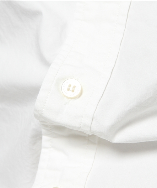 HYSTERIC GLAMOUR（ヒステリックグラマー）の「I’M LOST TOO刺繍 半袖ボタンダウンSH（シャツ/ブラウス・メンズ・ホワイト/ブラック・LARGE/MEDIUM/SMALL）」の10枚目の写真