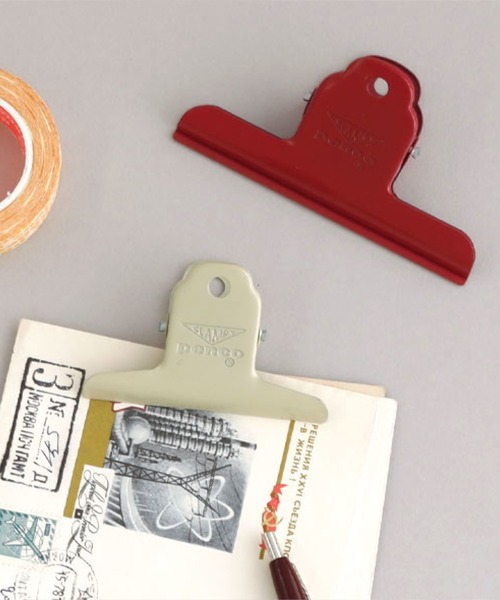 PENCO（ペンコ）の「penco ペンコ クランピークリップ ブッククリップ カラー M（ステーショナリー・レディース・ブラウン/レッド/アイボリー/ネイビー・FREE）」の14枚目の写真