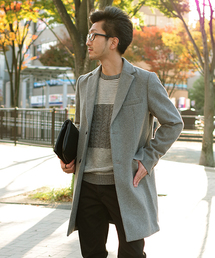 a.v.v | メルトンチェスターコート(チェスターコート)