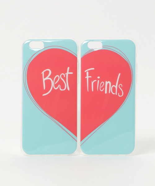 lala Born（ララボーン）の「【lala Born】 友達iphoneケース6/6S対応（スマホケース/カバー・レディース・ライトブルー/ピンク/ブルー・FREE）」の2枚目の写真