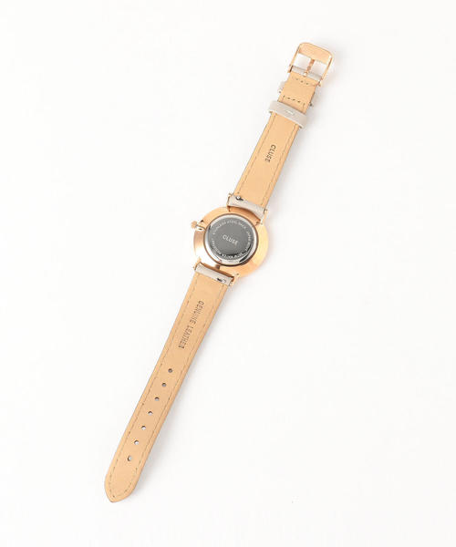 CLUSE(クルース)の「<CLUSE>∴レザー 33mmフェイスウォッチ(アナログ腕時計・レディース・ブラック/ライトグレー/ブラウン/ベージュ・FREE)」の7枚目の写真
