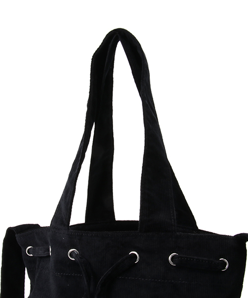 salle de bal（サルデバル）の「コーデュロイ　ショルダートート（ショルダーバッグ・レディース・ブラック/オフホワイト/オリーブドラブ/ベージュ/ネイビー・FREE）」の12枚目の写真