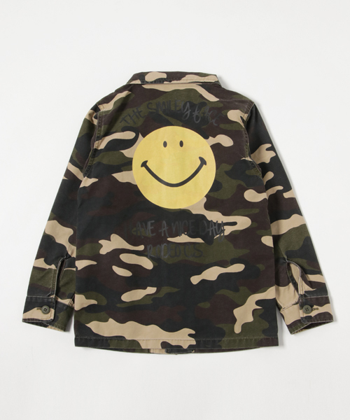 RODEO CROWNS WIDE BOWL（ロデオクラウンズワイドボウル）の「キッズ SMILE ミリタリー ジャケト（その他アウター・キッズ・カモフラージュ・MEDIUM/SMALL）」の2枚目の写真