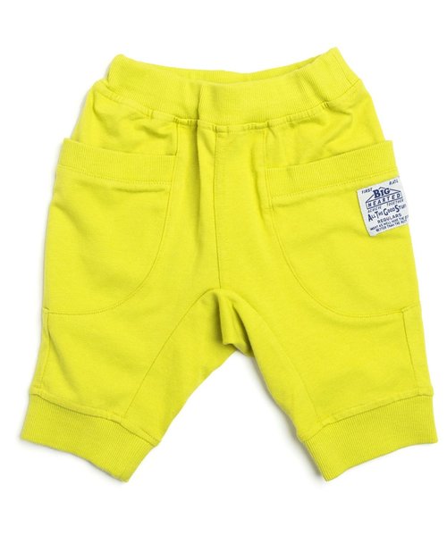 F.O.KIDS（エフオーキッズ）の「マチ付カットソーパンツ 6分丈（その他パンツ・キッズ・グレー/ライム/カーキ/ブラック/レッド・140/95/100/120/130/90/80/110）」の4枚目の写真