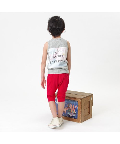 F.O.KIDS（エフオーキッズ）の「マチ付カットソーパンツ 6分丈（その他パンツ・キッズ・グレー/ライム/カーキ/ブラック/レッド・140/95/100/120/130/90/80/110）」の21枚目の写真