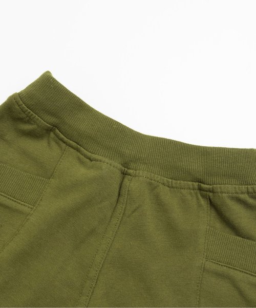 F.O.KIDS（エフオーキッズ）の「マチ付カットソーパンツ 6分丈（その他パンツ・キッズ・グレー/ライム/カーキ/ブラック/レッド・140/95/100/120/130/90/80/110）」の10枚目の写真