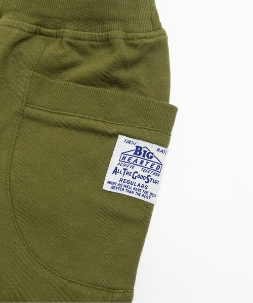 F.O.KIDS（エフオーキッズ）の「マチ付カットソーパンツ 6分丈（その他パンツ・キッズ・グレー/ライム/カーキ/ブラック/レッド・140/95/100/120/130/90/80/110）」の11枚目の写真