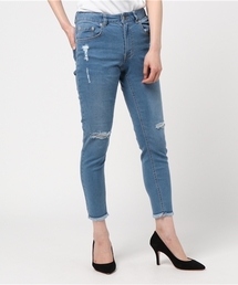 Honeys | カットオフ ダメージスキニーパンツ(デニムパンツ)